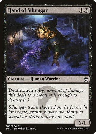 Hand of Silumgar [Dragons of Tarkir] | Jomio and Rueliete's Cards and Comics