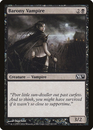 Barony Vampire [Magic 2011] | Jomio and Rueliete's Cards and Comics