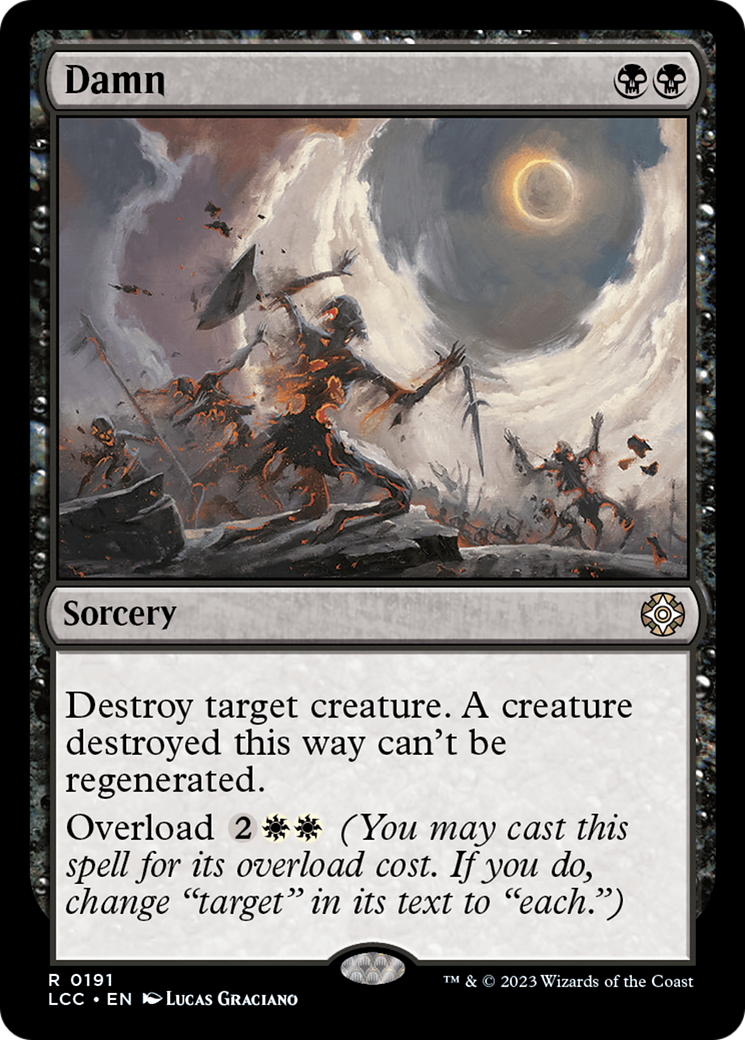 Damn [The Lost Caverns of Ixalan Commander] | Jomio and Rueliete's Cards and Comics
