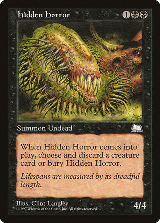 Hidden Horror [Weatherlight] | Jomio and Rueliete's Cards and Comics