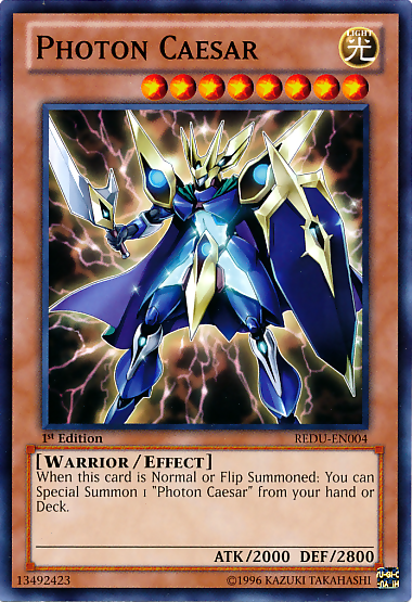 Photon Caesar [REDU-EN004] Common | Jomio and Rueliete's Cards and Comics