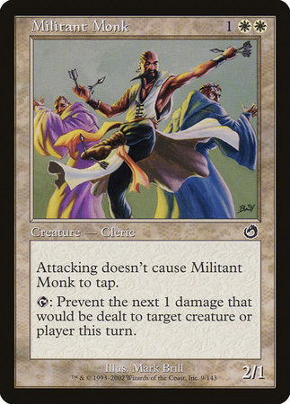 Militant Monk [Torment] | Jomio and Rueliete's Cards and Comics