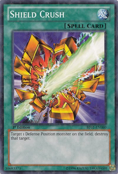 Shield Crush [BP01-EN080] Starfoil Rare | Jomio and Rueliete's Cards and Comics