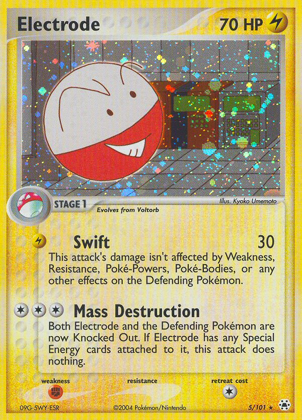 Electrode (5/101) [EX: Hidden Legends] | Jomio and Rueliete's Cards and Comics