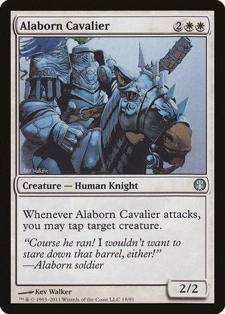 Alaborn Cavalier [Duel Decks: Knights vs. Dragons] | Jomio and Rueliete's Cards and Comics