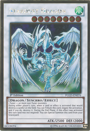 Stardust Dragon [PGLD-EN076] Gold Rare | Jomio and Rueliete's Cards and Comics