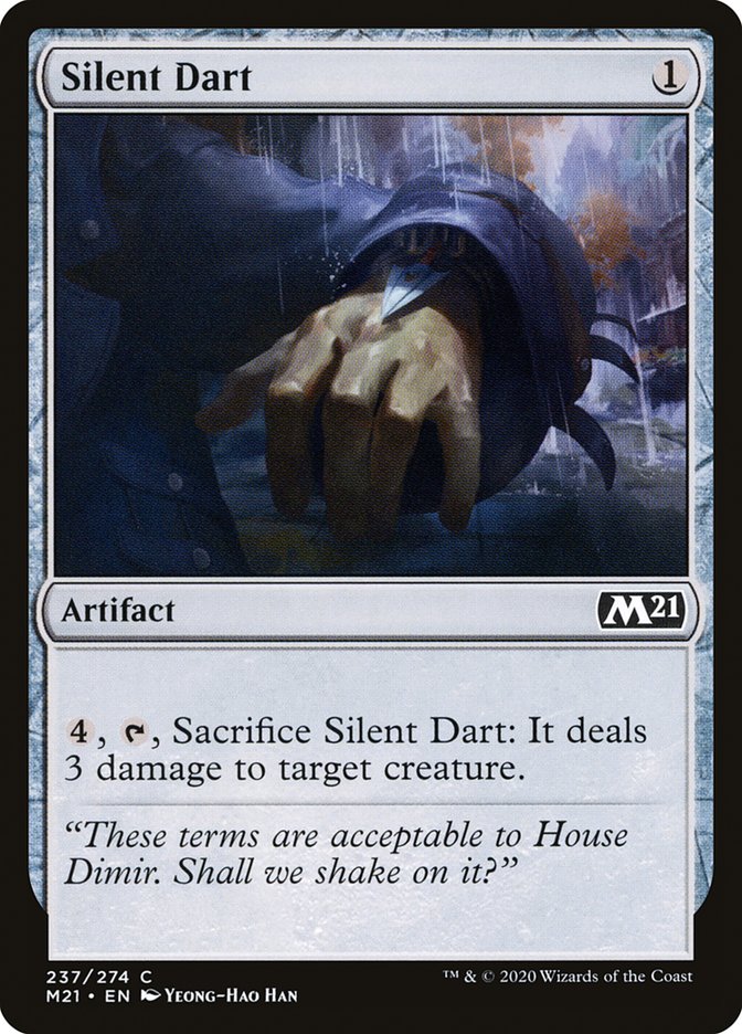 Silent Dart [Core Set 2021] | Jomio and Rueliete's Cards and Comics