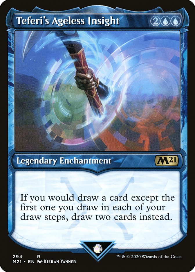 Teferi's Ageless Insight (Showcase) [Core Set 2021] | Jomio and Rueliete's Cards and Comics