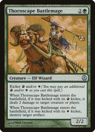 Thornscape Battlemage [Duel Decks: Phyrexia vs. the Coalition] | Jomio and Rueliete's Cards and Comics