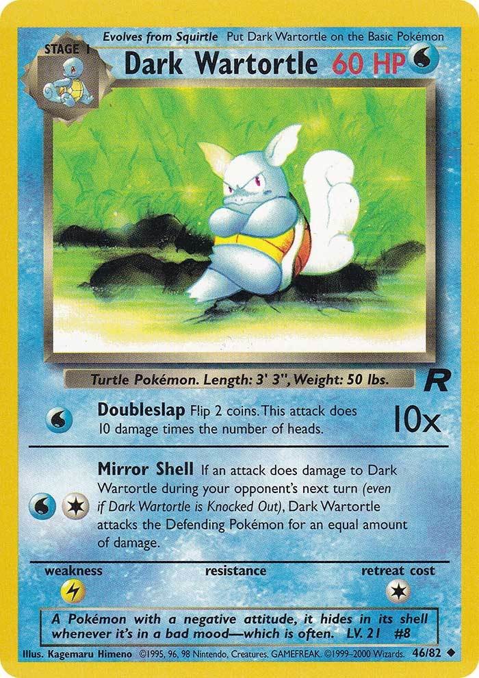 Dark Wartortle (46/82) [Team Rocket Unlimited] | Jomio and Rueliete's Cards and Comics