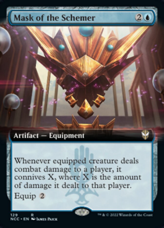 Mask of the Schemer (Extended Art) [Streets of New Capenna Commander] | Jomio and Rueliete's Cards and Comics