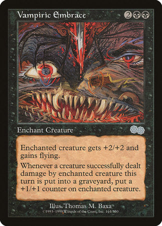 Vampiric Embrace [Urza's Saga] | Jomio and Rueliete's Cards and Comics