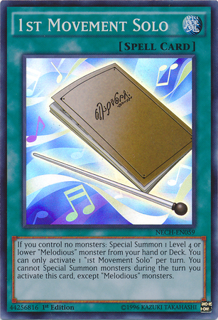 1st Movement Solo [NECH-EN059] Super Rare | Jomio and Rueliete's Cards and Comics