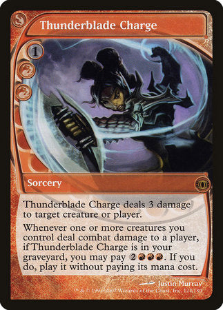 Thunderblade Charge [Future Sight] | Jomio and Rueliete's Cards and Comics