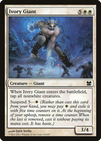 Ivory Giant [Modern Masters] | Jomio and Rueliete's Cards and Comics