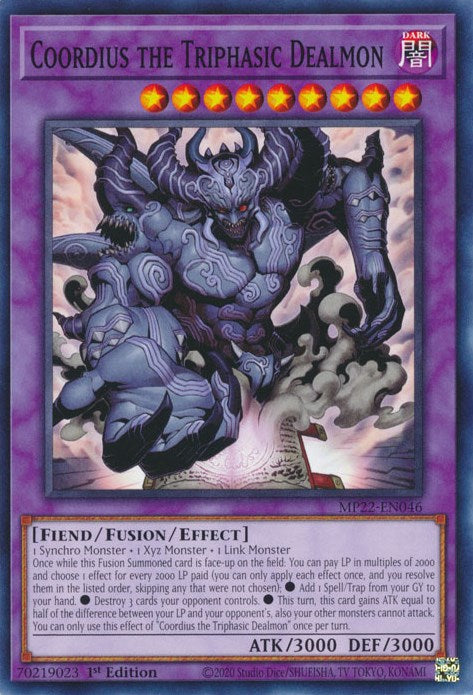 Coordius the Triphasic Dealmon [MP22-EN046] Common | Jomio and Rueliete's Cards and Comics