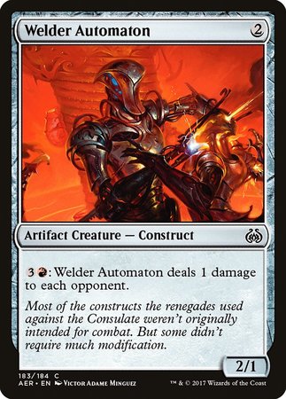 Welder Automaton [Aether Revolt] | Jomio and Rueliete's Cards and Comics