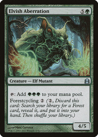 Elvish Aberration [Commander 2011] | Jomio and Rueliete's Cards and Comics