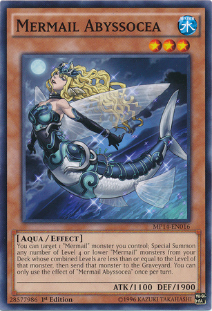 Mermail Abyssocea [MP14-EN016] Common | Jomio and Rueliete's Cards and Comics