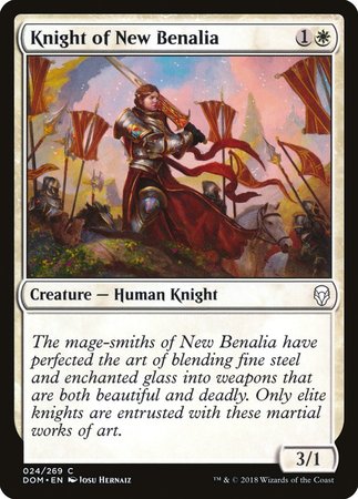 Knight of New Benalia [Dominaria] | Jomio and Rueliete's Cards and Comics