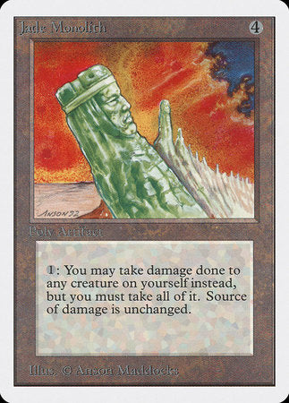 Jade Monolith [Unlimited Edition] | Jomio and Rueliete's Cards and Comics