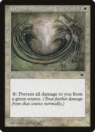 Circle of Protection: Green [Tempest] | Jomio and Rueliete's Cards and Comics
