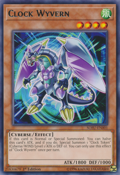 Clock Wyvern [SOFU-EN001] Rare | Jomio and Rueliete's Cards and Comics