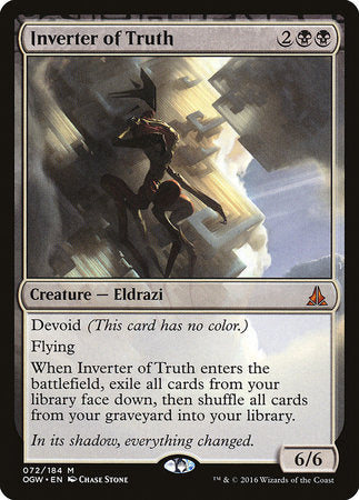 Inverter of Truth [Oath of the Gatewatch] | Jomio and Rueliete's Cards and Comics