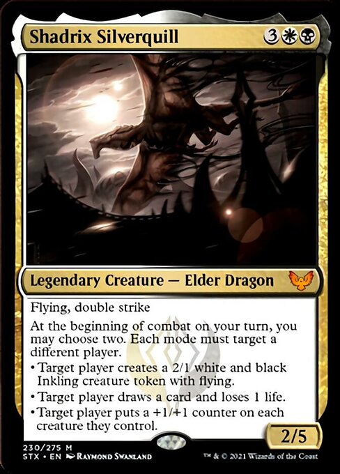 Shadrix Silverquill [Strixhaven: School of Mages] | Jomio and Rueliete's Cards and Comics