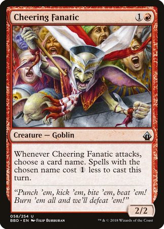 Cheering Fanatic [Battlebond] | Jomio and Rueliete's Cards and Comics