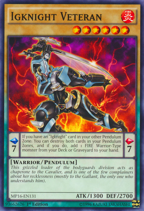 Igknight Veteran [MP16-EN131] Common | Jomio and Rueliete's Cards and Comics