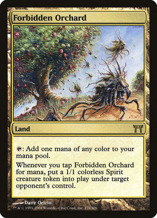 Forbidden Orchard [Champions of Kamigawa] | Jomio and Rueliete's Cards and Comics