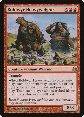 Boldwyr Heavyweights [Morningtide] | Jomio and Rueliete's Cards and Comics