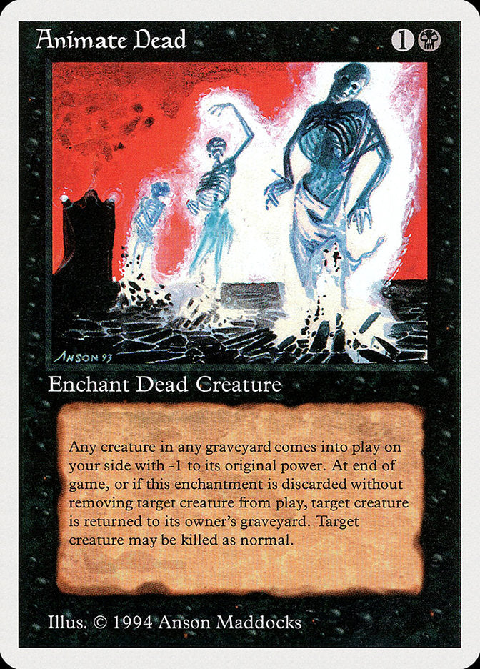 Animate Dead [Summer Magic / Edgar] | Jomio and Rueliete's Cards and Comics