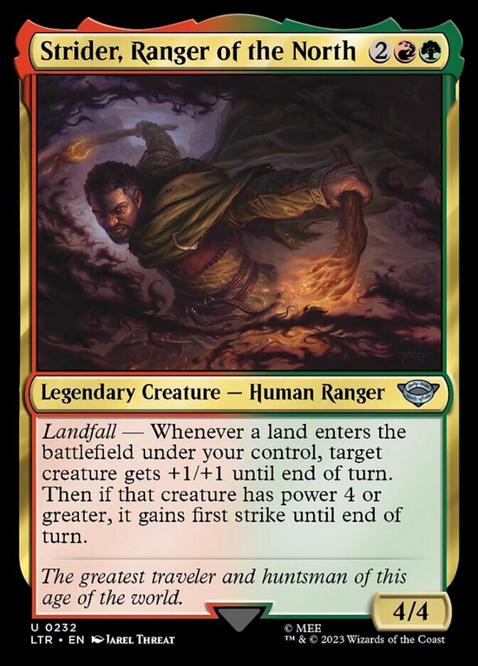 Strider, Ranger of the North [The Lord of the Rings: Tales of Middle-Earth] | Jomio and Rueliete's Cards and Comics