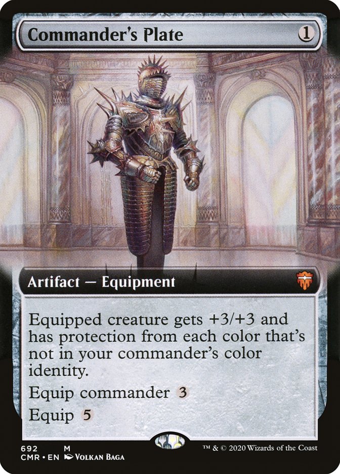 Commander's Plate (Extended Art) [Commander Legends] | Jomio and Rueliete's Cards and Comics