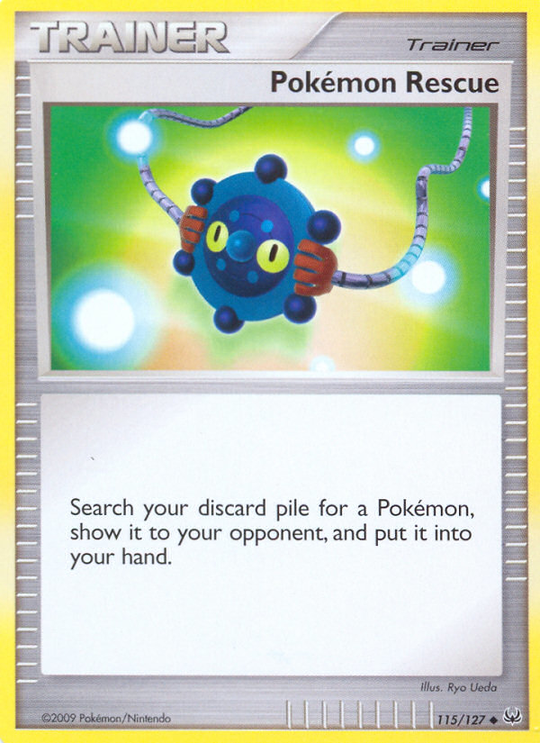 Pokemon Rescue (115/127) [Platinum: Base Set] | Jomio and Rueliete's Cards and Comics