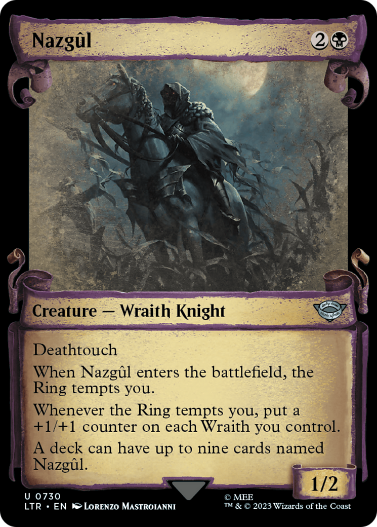 Nazgul (0730) [The Lord of the Rings: Tales of Middle-Earth Showcase Scrolls] | Jomio and Rueliete's Cards and Comics