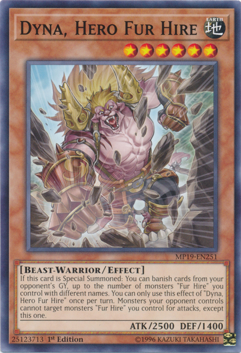 Dyna, Hero Fur Hire [MP19-EN251] Common | Jomio and Rueliete's Cards and Comics