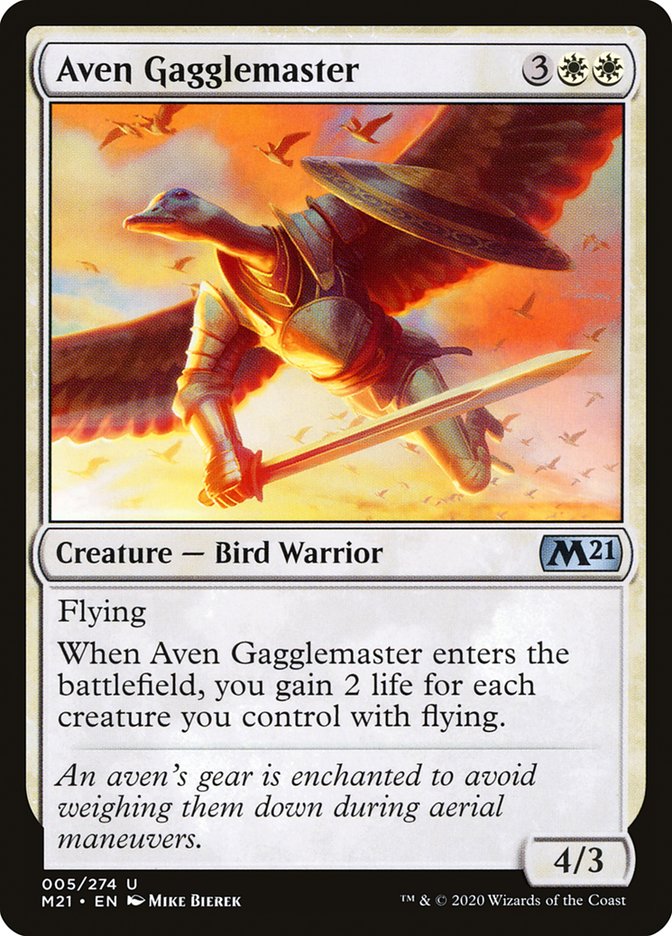 Aven Gagglemaster [Core Set 2021] | Jomio and Rueliete's Cards and Comics