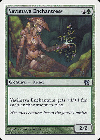 Yavimaya Enchantress [Eighth Edition] | Jomio and Rueliete's Cards and Comics
