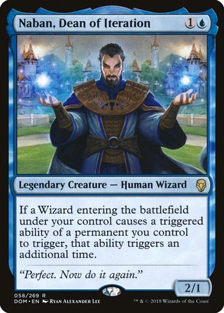 Naban, Dean of Iteration [Dominaria] | Jomio and Rueliete's Cards and Comics