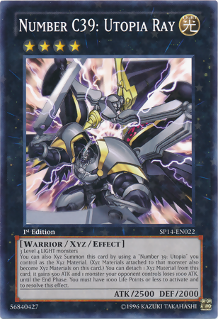 Number C39: Utopia Ray [SP14-EN022] Starfoil Rare | Jomio and Rueliete's Cards and Comics