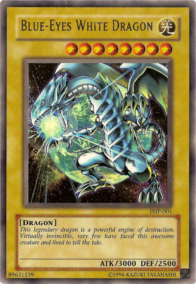 Blue-Eyes White Dragon (JMP-001) [JMP-001] Ultra Rare | Jomio and Rueliete's Cards and Comics