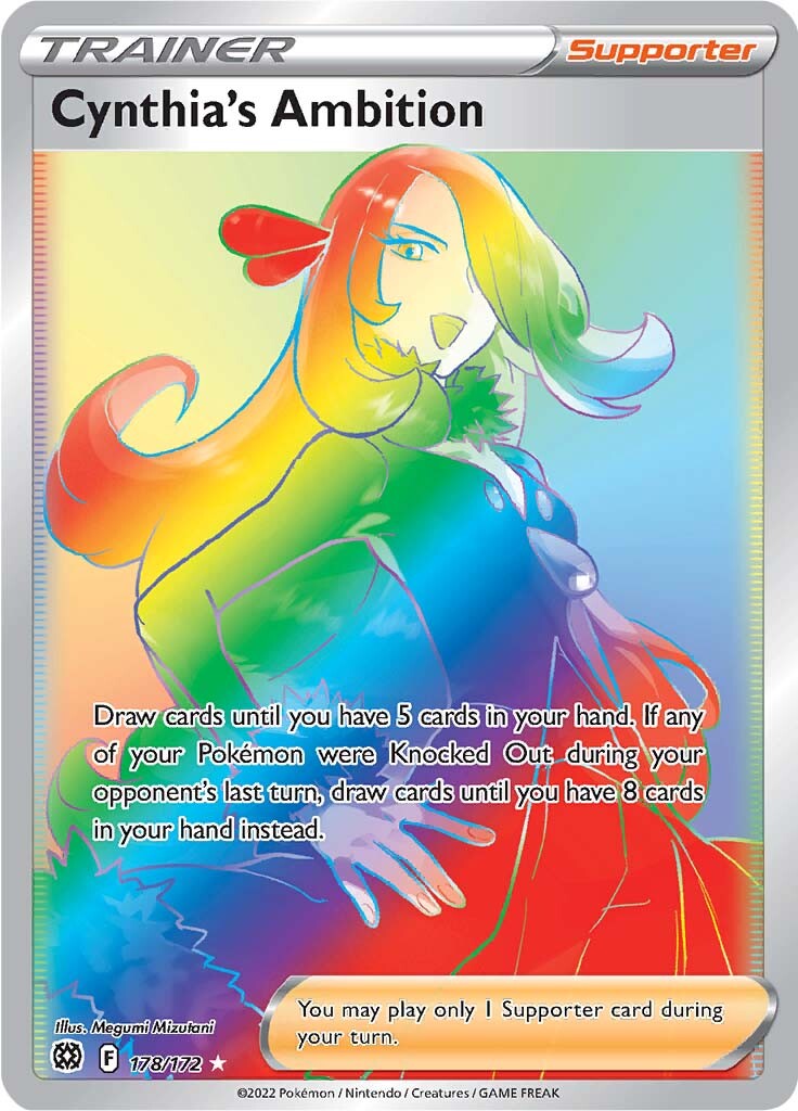 Cynthia's Ambition (178/172) [Sword & Shield: Brilliant Stars] | Jomio and Rueliete's Cards and Comics