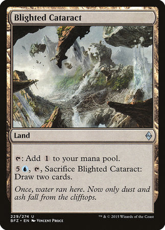 Blighted Cataract [Battle for Zendikar] | Jomio and Rueliete's Cards and Comics