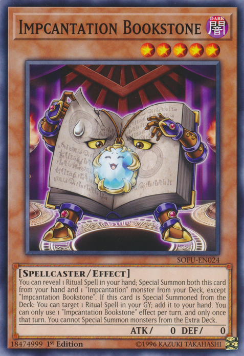 Impcantation Bookstone [SOFU-EN024] Common | Jomio and Rueliete's Cards and Comics