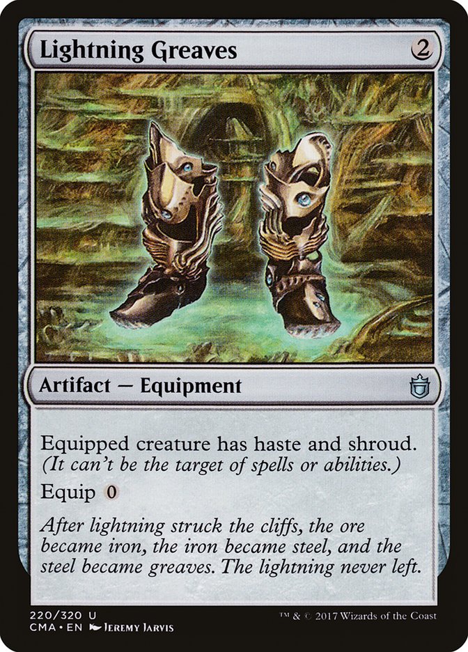 Lightning Greaves [Commander Anthology] | Jomio and Rueliete's Cards and Comics