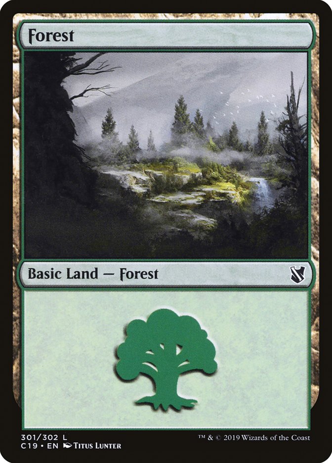 Forest (301) [Commander 2019] | Jomio and Rueliete's Cards and Comics