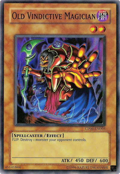 Old Vindictive Magician [CP06-EN003] Super Rare | Jomio and Rueliete's Cards and Comics